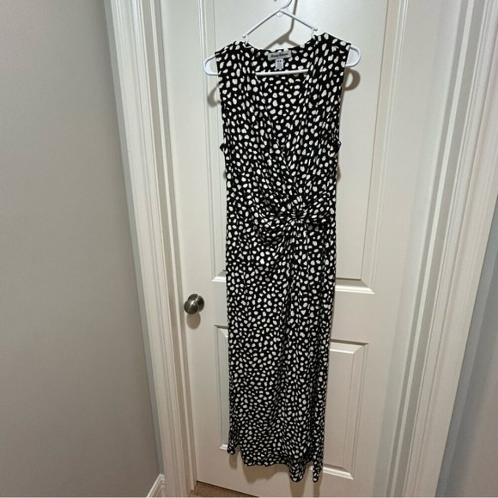 Tommy Bahama Black and White Sheath Maxi Dress size M